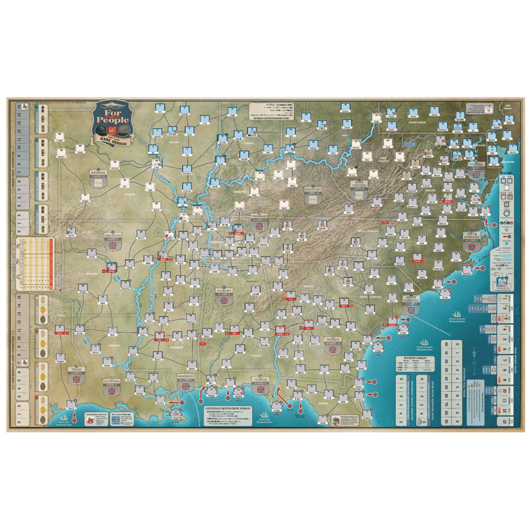GMT: For the People II, the American Civil War 1861-1865, Board Game 3rd Edition GMT: For the People II, the American Civil War 1861-1865, Board Game 3rd Edition