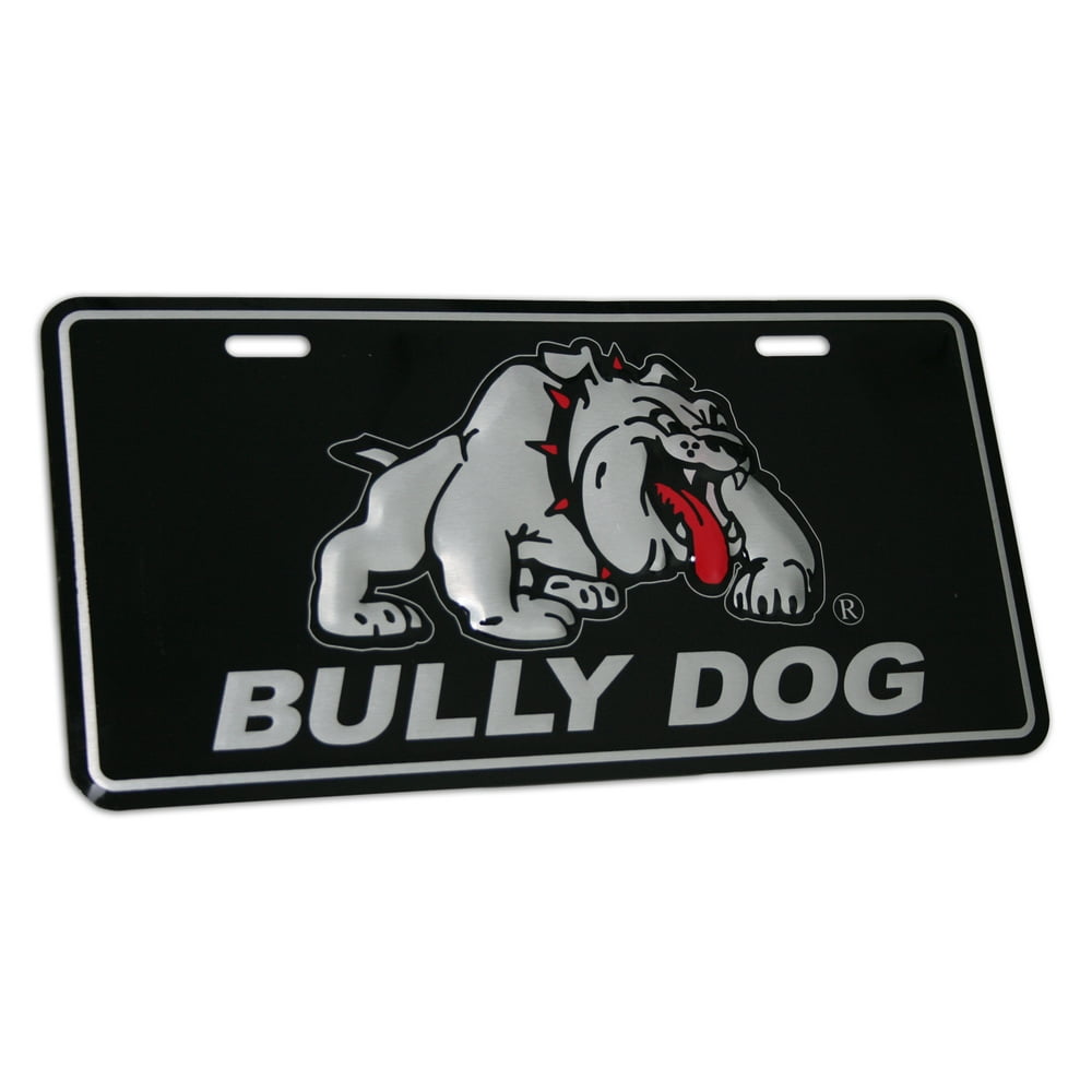 BULLY DOG ACCESSORIES PR7010 BULLY DOG LICENSE PLATE