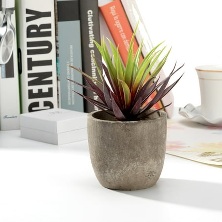 Realistic Mini Plastic Faux Gladiolus Succulent Plant In Pot For Realistic Mini Plastic Faux Gladiolus Succulent Plant In Pot For Home Decor Red Green