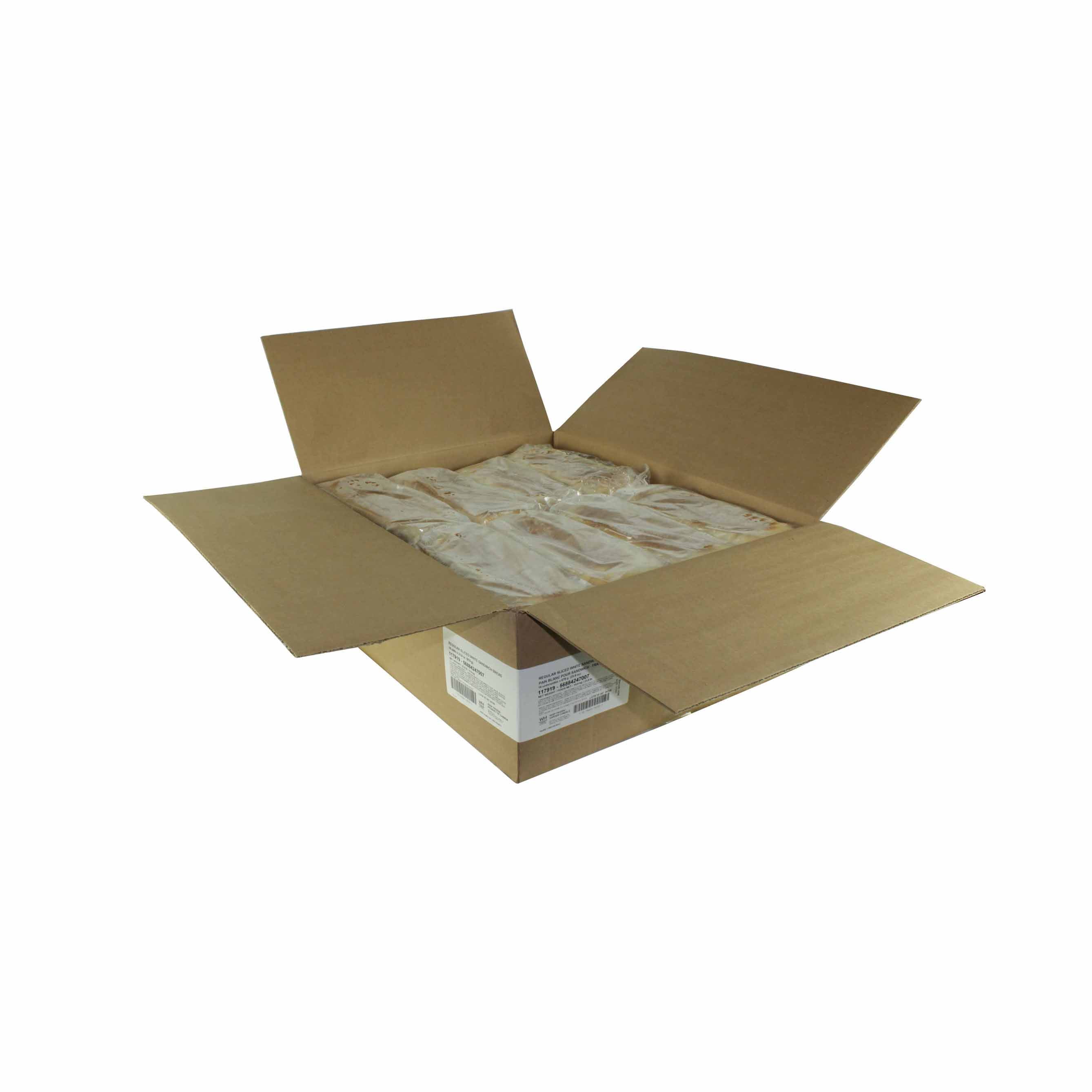 Maple Leaf Bakery White Sliced Sandwich Bread - 16 per case.