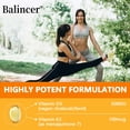 thumbnail image 5 of Balincer Vitamin D3 + K2 Supplement, 5000 IU,GMO Free,Vegan, 120 Vegetarian Capsules, 5 of 6