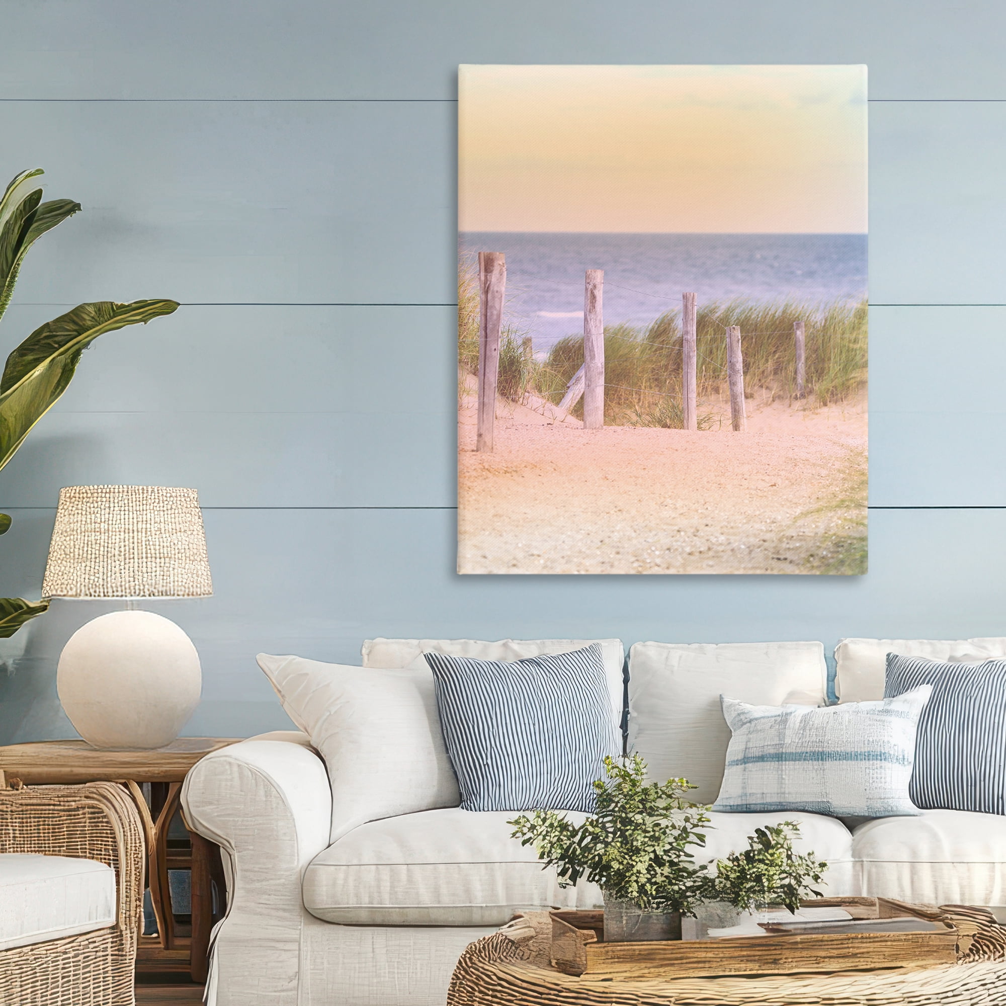 Stupell Industries Carefree Beach Vacation Canvas Wall Art, design by Marcus Prime