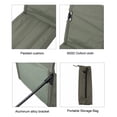 thumbnail image 4 of Silla De Playa Plegable Con Respaldo, Cojín De Respaldo Para Camping Al Aire Libre, Silla Plegable Portátil Con Marco De aleación De Aluminio Para Playa, Parque, Césped,, 4 of 7