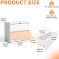 thumbnail image 2 of Lateral Filing Cabinet with 2 Drawers | Saves Space in Office Use | Precision-Crafted Metal Cabinet | Prevents Drawer Tilting Effectively, 2 of 7