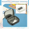 thumbnail image 4 of 24 Wells Mini Paint Tin Box, 2pcs Mini Travel Empty Watercolor Tin Palette Box Portable Metal Paint Storage for Gouache Acrylic Oil Paint, Matte White, 4 of 6