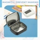 thumbnail image 4 of Caja de pintura mini de 24 pozos, caja de paleta de acuarela vacía portátil de metal para almacenamiento de pintura gouache acrílica y al óleo, blanca mate, 4 of 6