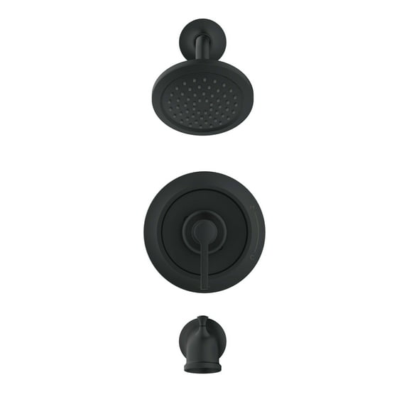 Gerber D501079tc Northerly Tub And Shower Trim Package - Black