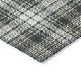 thumbnail image 4 of Addison Rugs Chantille Indoor/Outdoor Transitional Plaid Charcoal Washable Round Rug, 8' x 8', 4 of 6