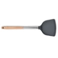 thumbnail image 4 of Turner de cocina de acero inoxidable, cómodo mango de madera, utensilio de cocina resistente al calor para voltear y mezclar, 4 of 10