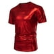 thumbnail image 1 of pstuiky Camisas de vestir de manga corta para hombre, Camiseta de manga corta con cuello redondo y estampado liso para hombre ropa de hombre m, 1 of 9