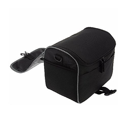 Designer Black Paisley DSLR Camera Bag HAN-E226678849
