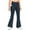 Navy, variant on Girls High Waisted Flare Leggings with Pockets for Dance Yoga and Play