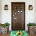 thumbnail image 4 of Kdxio Avocado with Glasses,16" x 24", Non-Slip Front Door Mats,Outdoor Welcome Mat Washable, 4 of 9