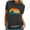 Dark Gray, variant on LYXSSBYX Womens Tops Short Sleeve Rainbow Beach Printed Women Summer Short Sleeve Blouse Top Shirt T-shirt