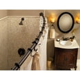 Moen CSR2160BG Brushed gold adjustable curved shower rod