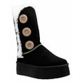 thumbnail image 1 of Bota Invierno Afelpada Color Negro Para Niña Botones negro 22.5, 1 of 8