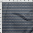 thumbnail image 3 of oneOone Organic Cotton Voile Fabric Chevron Block Printed Fabric 1 Yard 42 Inch Wide, 3 of 4