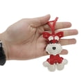 thumbnail image 4 of Ofertas Únicas 1 Pc Encantos de Bolso Llavero Lanyard de Perro Accesorios de Bolsa Rojo, 4 of 5