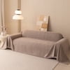 Smuge Sofa Cover, Sectional Couch Cover Protector Slipcover for 3 Cushion Couch L Shape Sofa towel Throw Sofa Loveseat Cover for Pets Dogs Cats (71"x 134", Khaki)