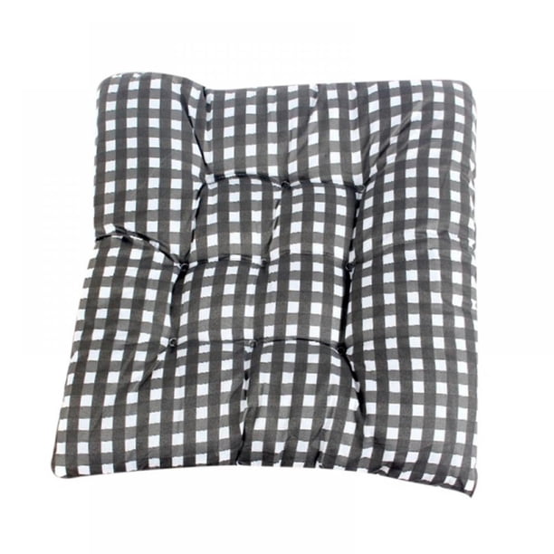 Cojín cuadrado para silla, cojín para asiento con correa antideslizante, cojín para sofá interior y exterior, cojín para casa, oficina y coche(Compre 2 y ahorre 10%)