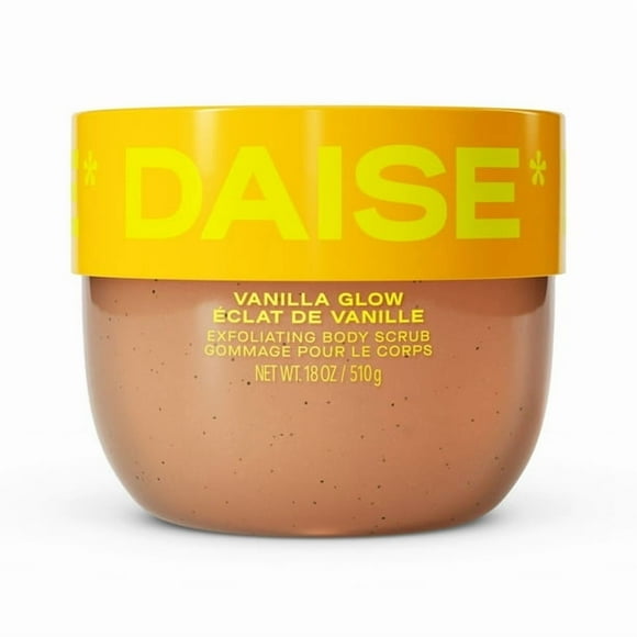 DAISE Exfoliating Body Scrub in Vanilla Glow, For Soft Glowing Skin, 18 oz/510 g, body scrub, exfoliant, skin, glowing