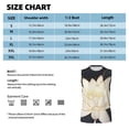 thumbnail image 5 of Lsque Golden Lotus Print Men's Cotton Blend Sleeveless Muscle Shirts (S-3XL)- Moisture Wicking, Odor Protection, UPF 30+,Large, 5 of 8