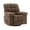 brown, variant on Oversized Swivel Rocker Recliner Chair for Adult,360° Swivel Rock Recliner, Extra Wide Manual Recliners, Chenille Upholstery Overstuffed Soft Rocking Sofa Chair