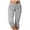 Gray, variant on BLVB Womens Capri Yoga Pants Stretch Drawstring Pajama Pants Lounge Joggers Sweatpants with Pockets