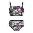 thumbnail image 5 of Kuromi And My Melody Girls' Swimwear Beach Sport Bikini Bathing Suit 2 Piece Swimsuits, 5 of 7