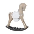 thumbnail image 4 of Rocking Horse Statue Decorative Figurine Sculpture Resin Material for Living Room Desktop Decor, 4 of 9