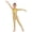 Gold, variant on Kids Girls Shiny Metallic Unitard One Shoulder Long Sleeve Jumpsuit Bodysuit for Gymnastic Dance Leotard Blue 8