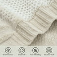 thumbnail image 2 of I -FAMILY Chenille Honeycomb Knit Throw Blanket, Reversible Cozy Decorative Blanket, Lightweight Soft Warmth, 2 of 4