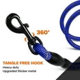 thumbnail image 5 of Taglory Rope Dog Leash with Comfortable Padded Handle, 5ft Reflective Dog Leash, Navyblue, 5 of 7