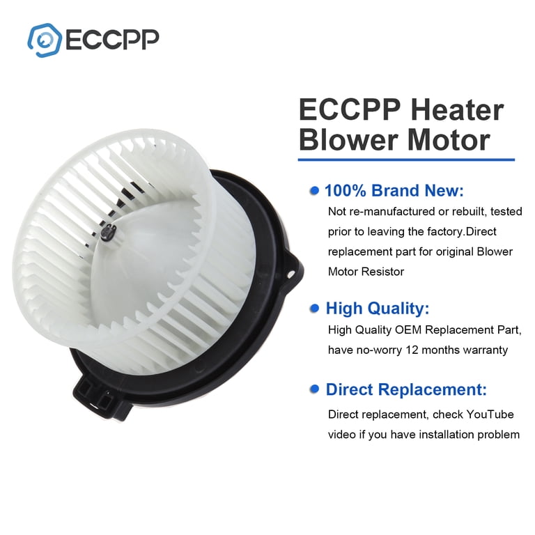 HVAC Heater Blower Motor with Fan Cage For Acura MDX Honda Odyssey