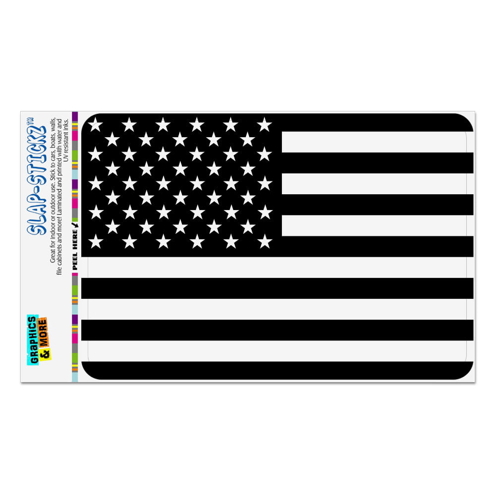 Subdued American USA Flag Black White Military Tactical Home Business  Office Sign