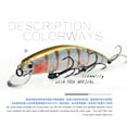 thumbnail image 4 of BEARKING Hot sales 4pcs/set 110mm 17g dive 1.5m Top Fishing Lures quality hard Baits Fishing Tackles professional Action Wobbler, 4 of 16