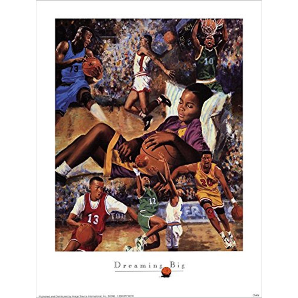 Dreaming Big by Clemente Micarelli 22x28 Art Print Poster Sports Little