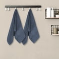 thumbnail image 6 of REGALWOVEN Cotton 2 Piece Hand Towels, Thick and Comfort, Highly Absorbent Towels for Bathroom, Travel Dark Blue 14" x 30", 6 of 7