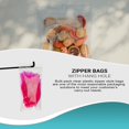 thumbnail image 5 of Pack of 500 Zipper Bags with Hang Hole, 12 x 15. Heavy Duty Polyethylene Bags 12x15. Thickness 4 mil. Seal Top Closure Bags. Plastic Poly Storage Bags for Industrial, Food Service., 5 of 6