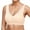 Beige, variant on ,Women's Front Snap Closure Comfort Bras Full Coverage Wireless Stretch Bra Hides T Shirt Everyday Bralettes Grey 46