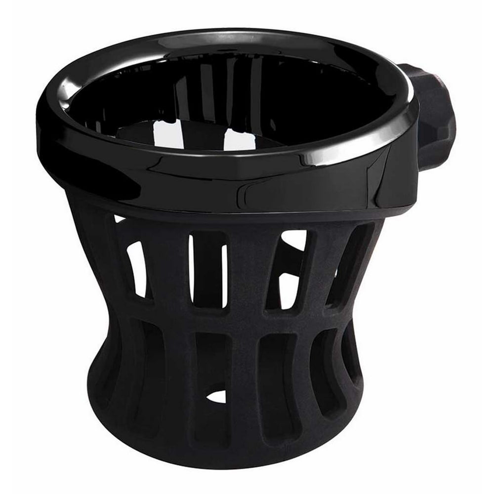 Ciro Black Rubber Drink Holders for HarleyDavidson Multiple Sizes