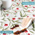thumbnail image 5 of Round Tablecloth Floral Tablecloths 60 Inch Table Cover Wrinkle-Free Table Cloths for Home Kitchen Decor for Dining Buffet Parties and Camping Patio Indoor Outdoor, 5 of 5