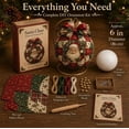 thumbnail image 7 of New Christmas Classics Patchwork Ornament DIY Kit Santa Claus Traditional Quilted Bauble Making Set For Festive Home Decor & Grandmother Gift Idea (Nutcracker), 7 of 7