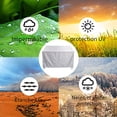 thumbnail image 2 of 18meng Art Garden Furniture Cover 160x100x70cm Table 420D Oxford Protection Lona Impermeable a prueba de viento Lluvia UV Tear Cover Rectangular Negro Ormromra XDHY-52-325, 2 of 7