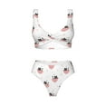 thumbnail image 4 of Daiia Umbrella Cat Women's Bikini Set Two Piece Swimsuit High Waisted Bikini Adjustable Straps Bikini Perfect for Beach, Pool, and Summer Vacation-X-Large, 4 of 9
