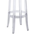 thumbnail image 4 of Modway Casper 30" Modern Style Plastic Bar Stool in Clear Finish, 4 of 5
