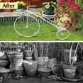 thumbnail image 4 of Miumaeov Bicycle Plant Stand Garden Flower Pot Yard Iron Basket Shelf Home Garden Decor, 4 of 9