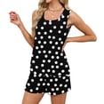 thumbnail image 5 of Short Sets for Women 2 Piece Outfits Sleeveless Stripe Floral Print Tops Short Sets Summer Vacation Outfits Going Out Tops, 5 of 8