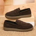thumbnail image 6 of QQAMB Women's Suede Penny Loafers Classic Comfort Casual Shoes Slip-Ons Lightweight Walking Flats Driving Mocs Boat Shoes, 6 of 7