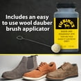 thumbnail image 5 of Fiebing's Grey Suede Dye 4 oz - Recolor, Brighten & Restore Suede & Roughout Leather Shoes, Furniture, Purse - Includes Wool Dauber for Easy Application - Flexible When Dry, Won't Crack or Peel, 5 of 5